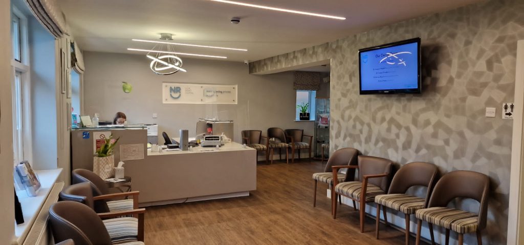 Waiting Area of New Road Dental Practice