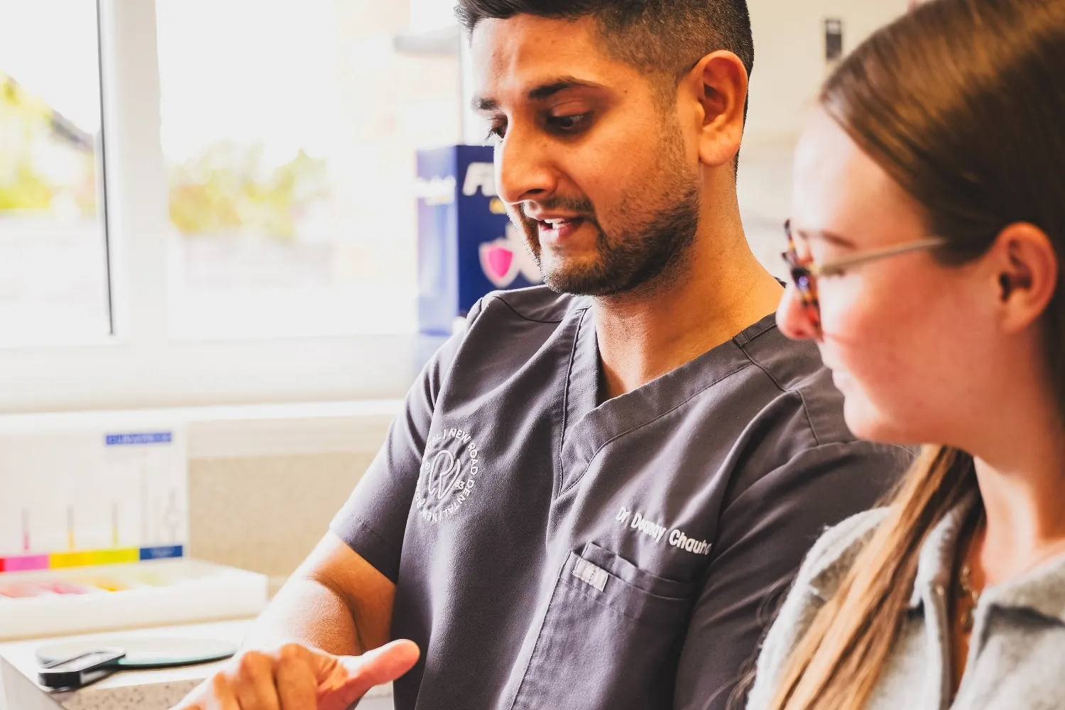 Dr Deanay Chauhan at work at New Road Dental Bromsgrove