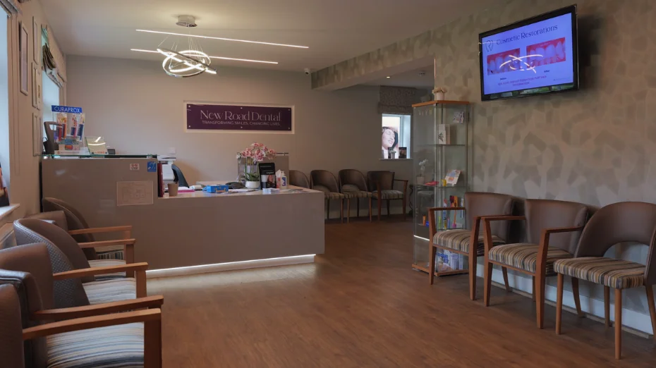 New Road Dental practice waiting area Bromsgrove